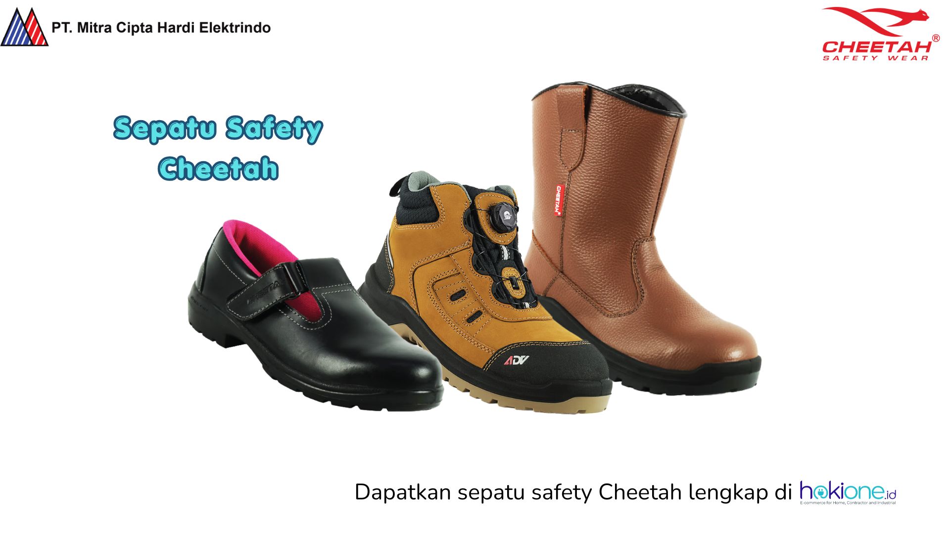 Harga Sepatu Safety Cheetah Terbaru 2026, Lengkap Semua Tipe dan Model!